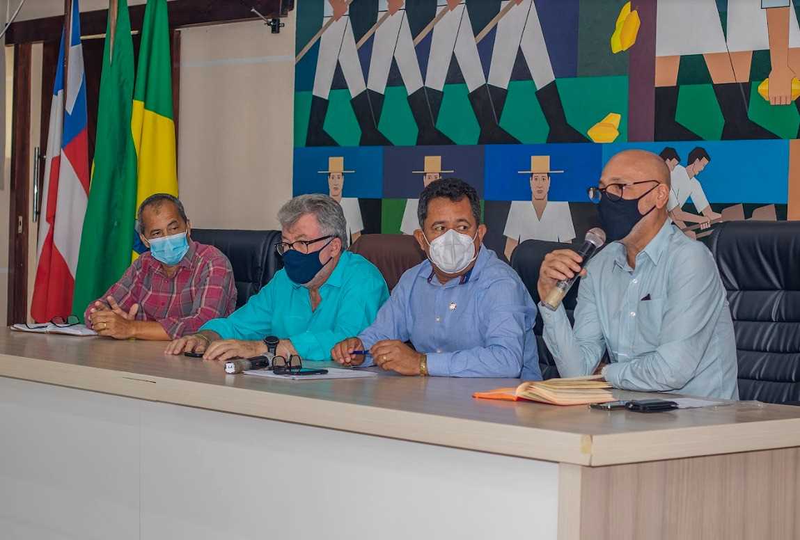 Camacã: Prefeito Paulo do Gás participa de encontro com MDR, SEAGRI e CIMA, em busca do desenvolvimento regional